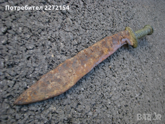 Еничарски ятагановиден нож каракулак