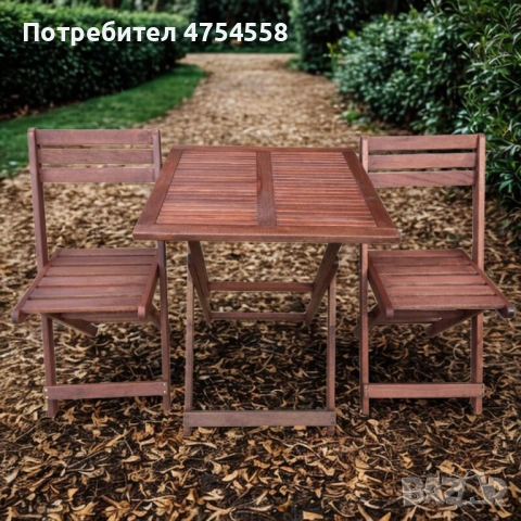 Градински комплект Kreta Muhler Meranti 