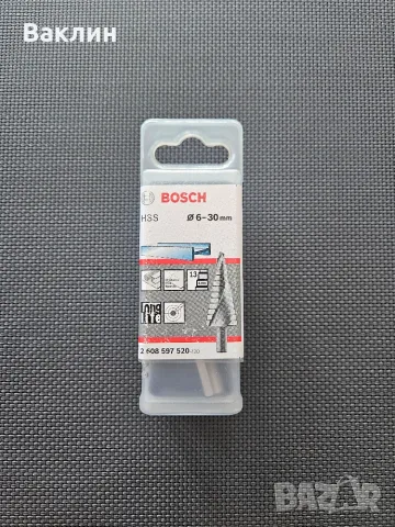Стъпаловидно свредло Bosch HSS 6-30 мм 