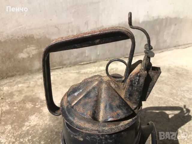 стар немски, военен ЖП фенер, снимка 8 - Антикварни и старинни предмети - 50017117