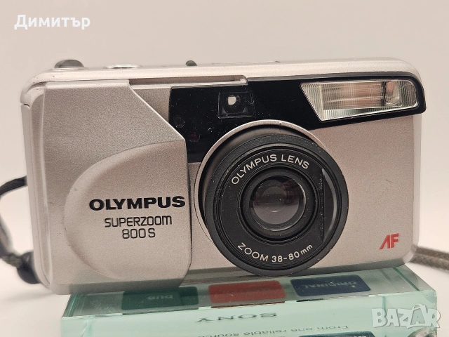 Olympus superzoom 800S фотоапарат лентов photo camera lens , снимка 10 - Фотоапарати - 53369097