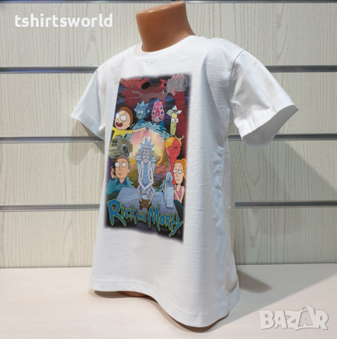 Нова детска тениска с дигитален печат Рик и Морти (Rick & Morty), снимка 7 - Детски тениски и потници - 36350217