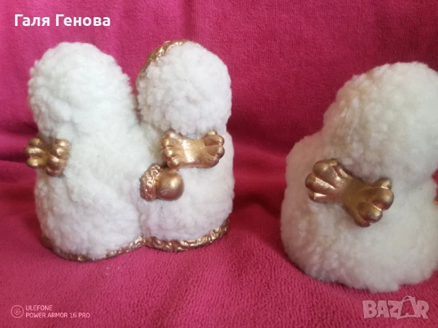 Керамични статуетки ангели, снимка 2 - Статуетки - 50903583