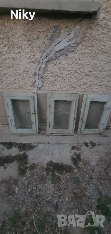 Малки дървени прозорчета 80х40 