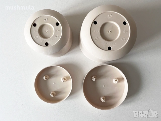 Сет 2 бр. саксии Tubo ∅ 11, ∅ 13 см, снимка 4 - Саксии и кашпи - 53067138