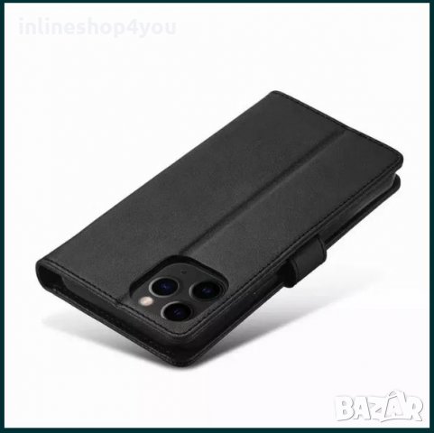 Кожен Калъф Тефтер за Apple iPhone 12 / 12 Pro / 11 Pro / XS / X / 360, снимка 1