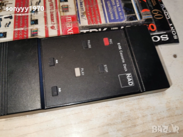 NAD 6100 CASSETTE DECK REMOTE CONTROL-SWISS 2512250947, снимка 7 - Декове - 52895641