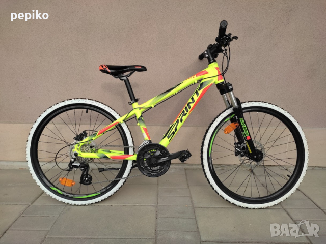 Продавам колела внос от Германия  юношески алуминиев мтв велосипед SPRINT APOLON HIDRAVLIKA 24 цола 