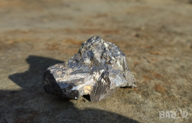 Камък Намибийски Сребърен Галенит, снимка 3 - Колиета, медальони, синджири - 52388543