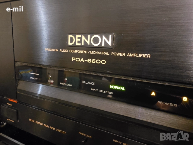 Моноблокове DENON POA-6600, Рекапнати!, снимка 7 - Ресийвъри, усилватели, смесителни пултове - 51526057