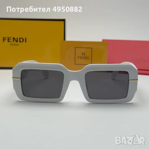 Слънчеви очила Fendi Bold Square Logo Edition нови, черно и бяло, снимка 9 - Слънчеви и диоптрични очила - 56161471