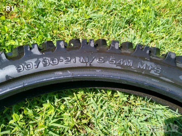 Предни Гуми METZELER 90/90-21, SAWA 80/90-21, снимка 4 - Гуми и джанти - 50652144