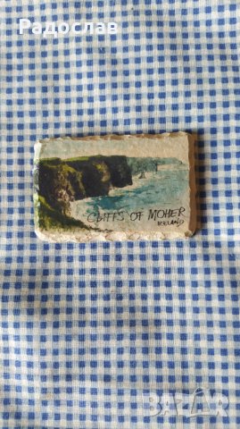 стар  магнит за хладилник Cliffs of Mother Ireland , снимка 1 - Колекции - 41597780