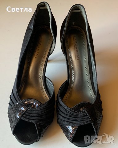 Обувки, официални, Lazzarini, сатен, № 38-39