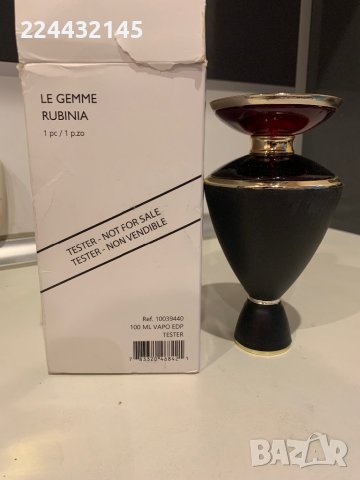 bvlgari le gemme rubinia 100 ml EDP Tester , снимка 2 - Дамски парфюми - 41387565