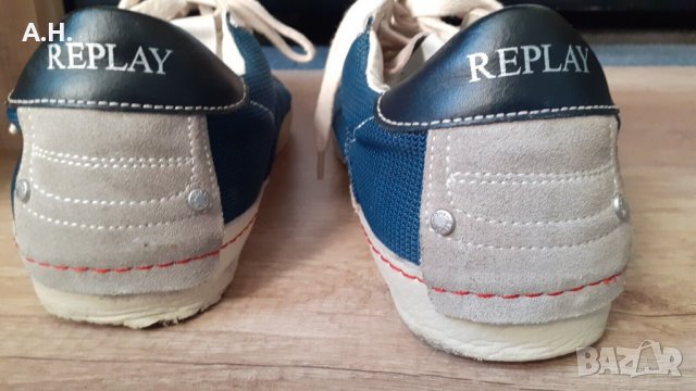 Мъжки Маратонки Replay Естествена Кожа Набук, снимка 2 - Други спортове - 41405644