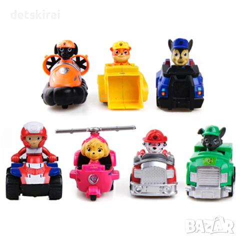 Кученца с машини, снимка 2 - Фигурки - 50496322