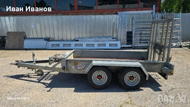 Ремарке за строителна техника 2700кг., снимка 3 - Ремаркета - 50463129