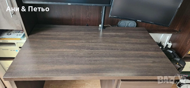 Практично бюро в цвят венге, снимка 5 - Бюра - 52172918