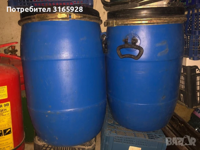 100 л. буре с метална канелка и бидони , снимка 6 - Бидони, бурета и бъчви - 50694398