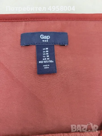 Дамска блуза GAP, цвят теракота/ръжда, размер M, снимка 3 - Блузи с дълъг ръкав и пуловери - 56208499