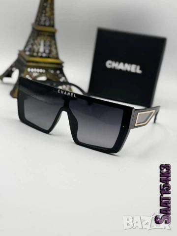 очила с черен обикновен калъф и ув защита chanel , снимка 16 - Слънчеви и диоптрични очила - 51386547