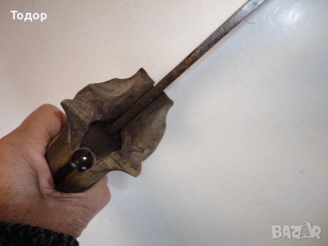 Брутален ятаган меч сабя , снимка 8 - Антикварни и старинни предмети - 52826228