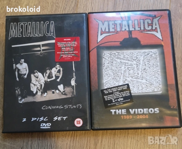Metallica Cunning Stunts + the Videos 1989 - 2004 концерти и клипове DVD