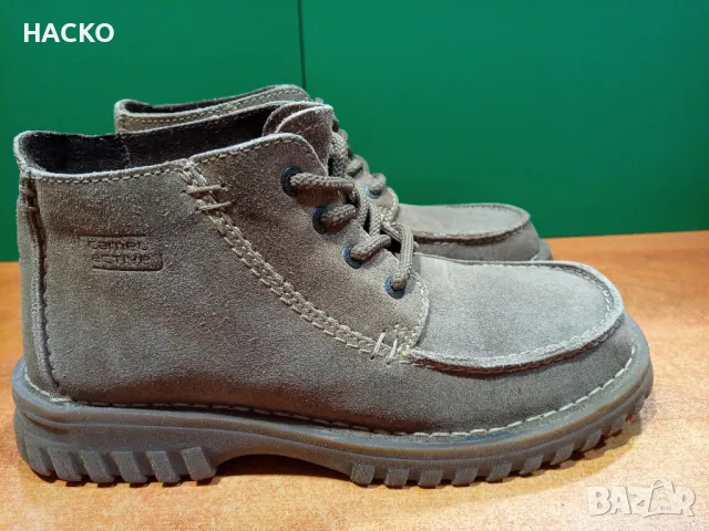 ПРОМО ЦЕНА Camel Aktive Мъжки Боти 100% Естесвен Велур Номер 40 стелка 25,5 см. Внос от Англия