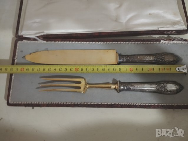 Комплект барокови прибори за сервиране-компект, снимка 4 - Други ценни предмети - 41773455