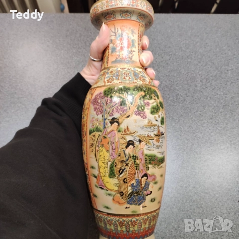 Винтидж китайска ваза, снимка 10 - Антикварни и старинни предмети - 52298340