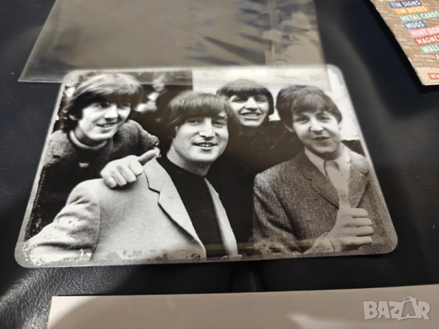 The Beatles Metal Post Card, снимка 3 - Китари - 52096435
