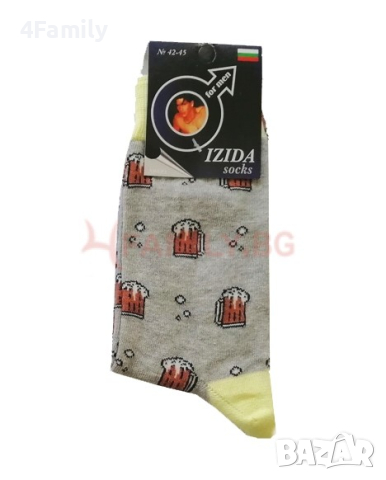Мъжки чорапи шарени, 42-45, снимка 1 - Мъжки чорапи - 44781235