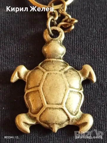 Красив ключодържател метална костенурка 🐢 подходящ аксесоар за раници 26403, снимка 3 - Други - 50077089