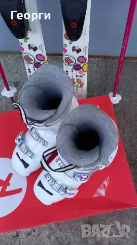 Детски комплект скиRossignol-130см.+обувки Rossignol-23, снимка 4 - Зимни спортове - 49134746