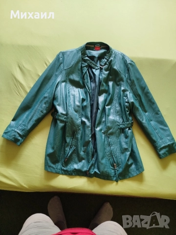 Дамско кожено яке!, снимка 2 - Якета - 51660734