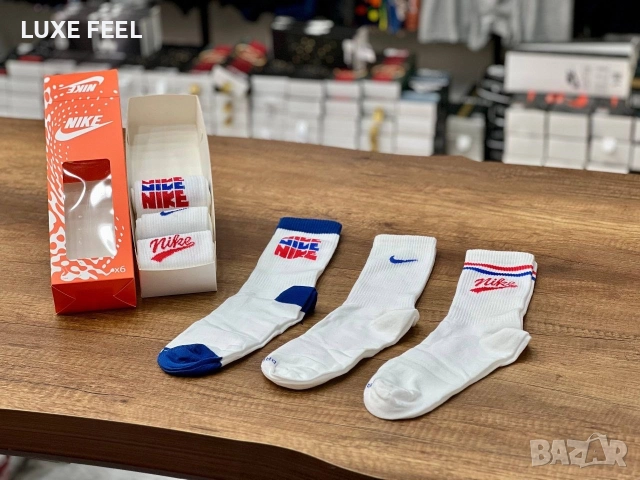 Мъжки Чорапи 6бр Кутия ⚜️ Louis Vuitton Boss Moschino , снимка 6 - Мъжки чорапи - 52969704