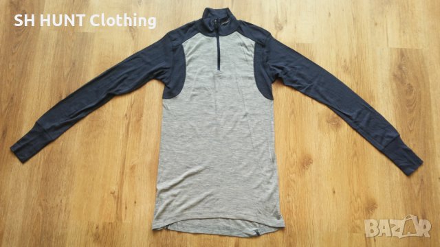 DEVOLD HIKING MAN HALF ZIP NECK 100% Extra Fine Merino Wool размер M термо блуза - 283