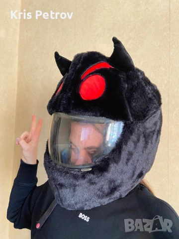 Декорация Калъфка За Каска Red Devil, снимка 4 - Аксесоари и консумативи - 53682611