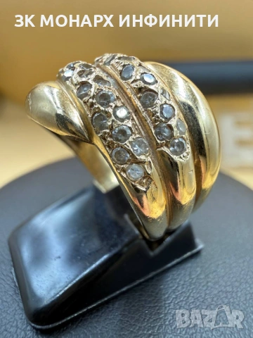 Златен пръстен /585/, снимка 2 - Пръстени - 53405337