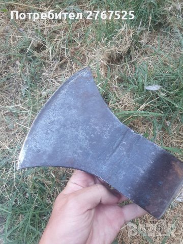 1.2кг Стара Австрийска брадва топор Biber, снимка 5 - Антикварни и старинни предмети - 41797047