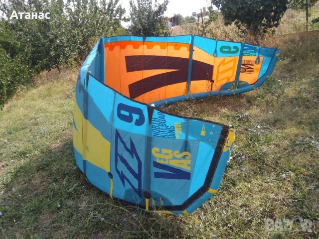 Кайт North Vegas 9m 2014, снимка 14 - Водни спортове - 41936946