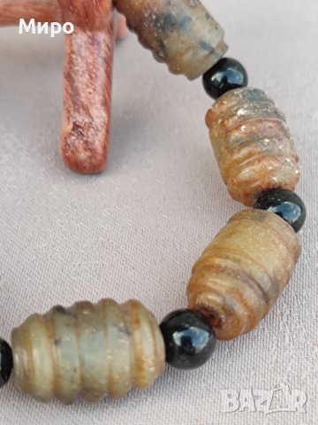 НЕФРИТ ЖАДЕИТ  ГРИВНА МЪНИСТА, снимка 5 - Гривни - 41469153