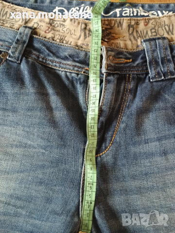 Дънки Desigual rainbow-32 номер , снимка 5 - Дънки - 44681108