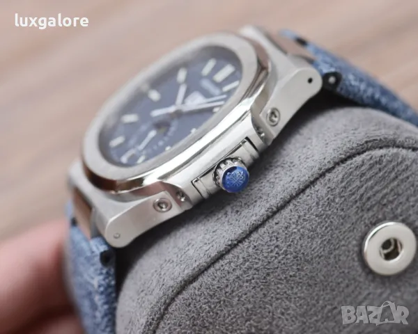 Мъжки часовник Patek Philippe Nautilus с автоматичен механизъм, снимка 8 - Мъжки - 48075346