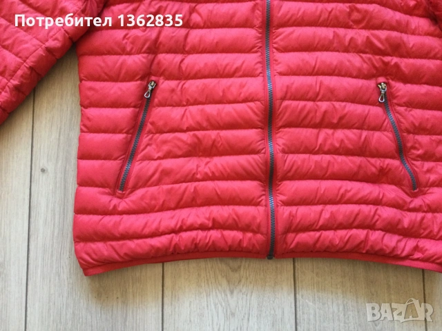 НОВО оригинално червено пухено яке COLMAR размер 56 / XL от Италия, снимка 4 - Якета - 53808078
