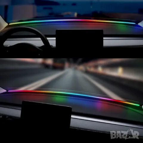 RGB диодна лента 1.5 м 12V с приложение, снимка 3 - Аксесоари и консумативи - 55864493