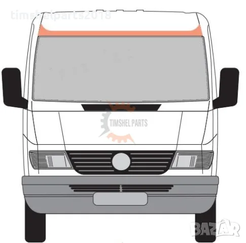 Панел над предно стъкло "Вътрешна Част" за Mercedes Sprinter , VW LT 1995 - 2006