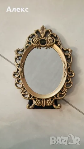 Бароково малко настолно огледало– Франция., снимка 2 - Декорация за дома - 47908582