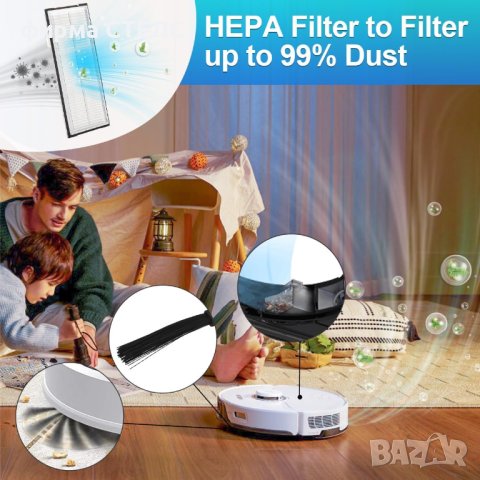 Комплект аксесоари STELS, Съвместими с прахосмукачка Roborock S8, S8+, S8 Pro Ultra, снимка 6 - Други - 44475499